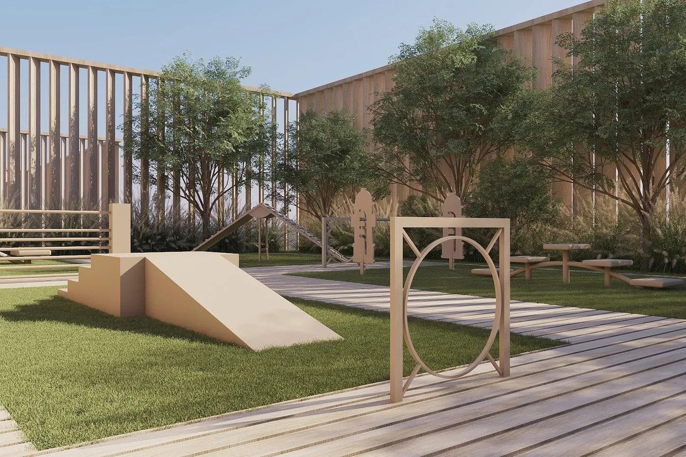 JAD 288 dedicated pet park for resident dogs and outdoor recreation